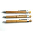 Creative Bamboo Designed Metal Clip Pen